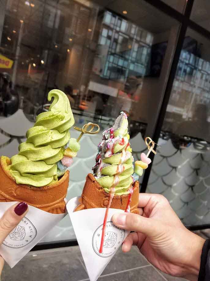 Matcha soft 2025 serve ice cream